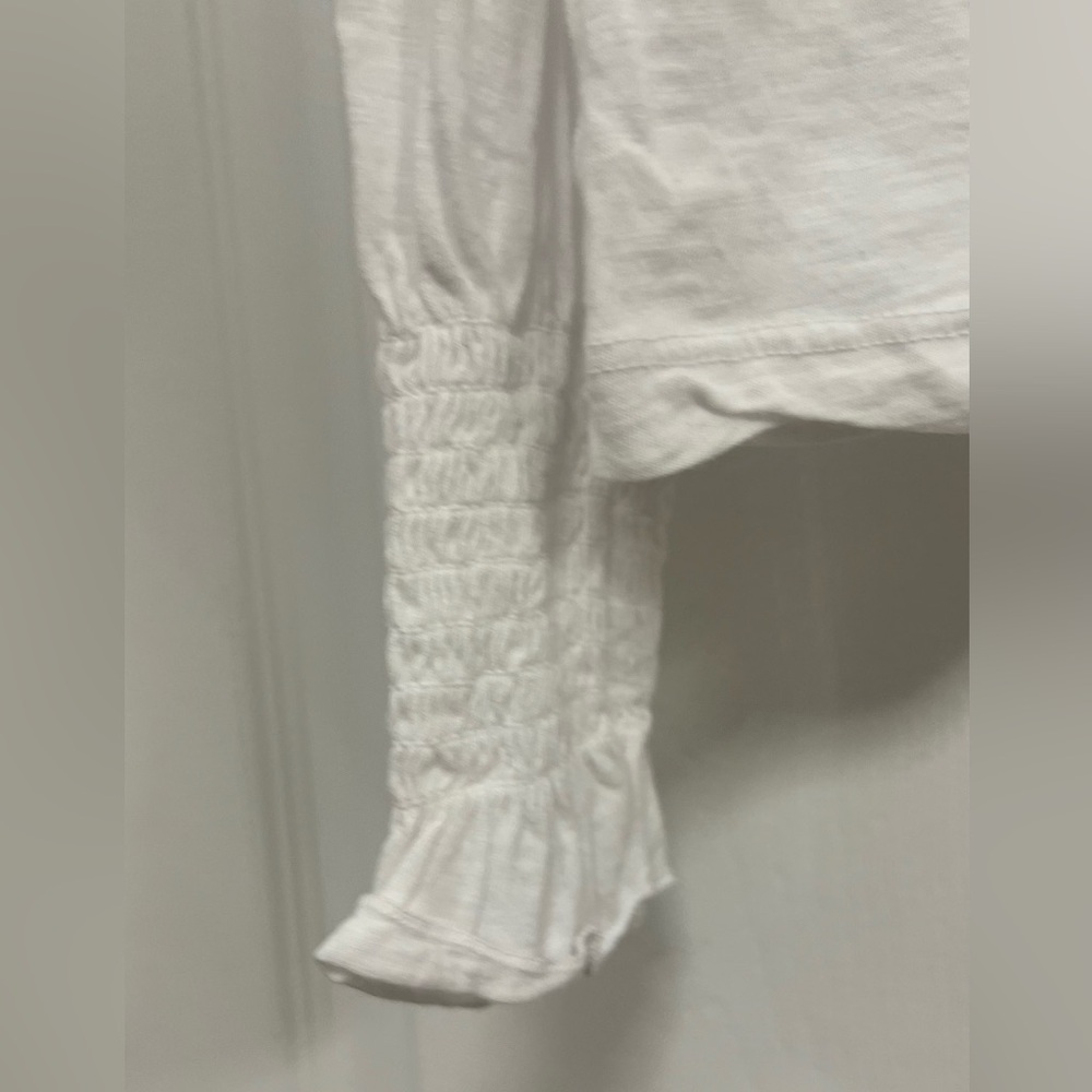 Sundry Ruffled Neck Tee - Picture 3 of 8
